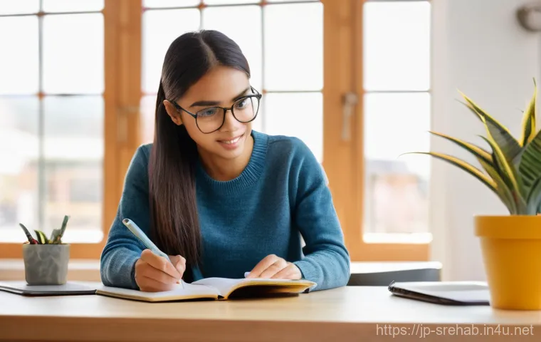 스포츠재활 자격증 공부 방법 - **Prompt 1: Focused Study and Goal Setting for Sports Rehabilitation**
    "A young female student, ...