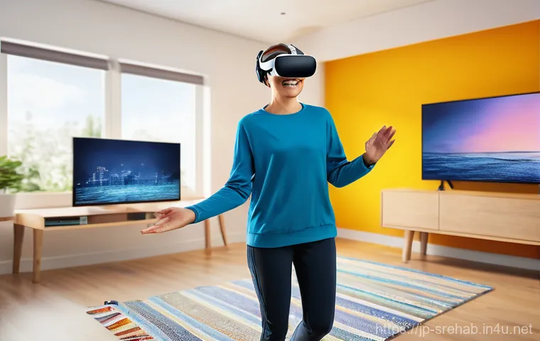 스포츠재활 분야의 최신 트렌드 - **Prompt:** A dynamic, bright image of a young adult, gender-neutral, wearing modern, form-fitting a...